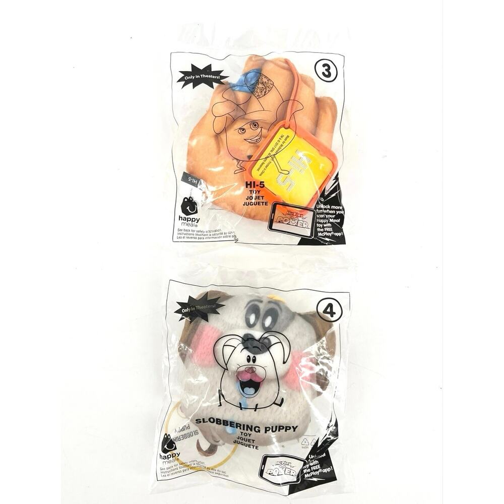 Emoji Movie McDonalds Happy Meal Toys Set of 2